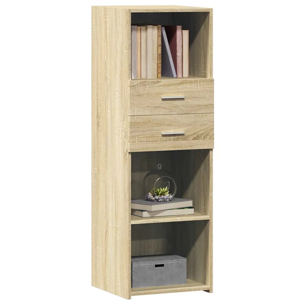 Credenza Rovere Sonoma 40x42,5x124 cm in Legno Multistrato 846161