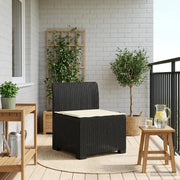 Divano da esterno-Divano da Giardino a 1 Posto con Cuscino Aspetto Rattan PP 670208