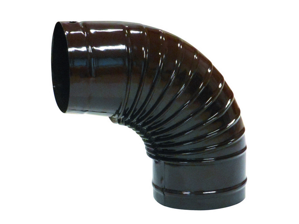 12pz gomito a 90¦ per stufa col. marrone ï cm.10 cod:ferx.vit2815