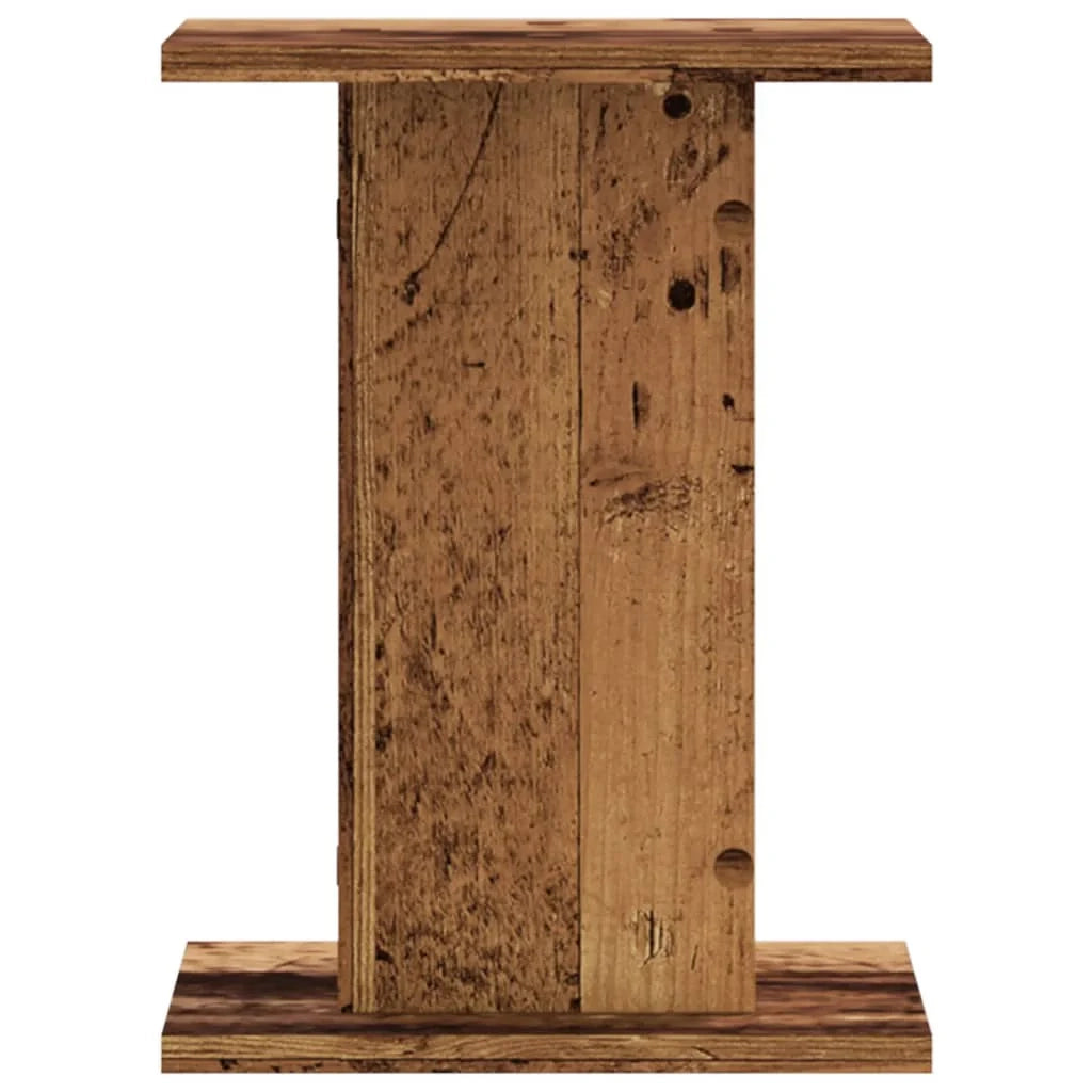 Portavasi mobili per fiori set da 2 legno di recupero legno ingegnerizzato marrone 02_0045375