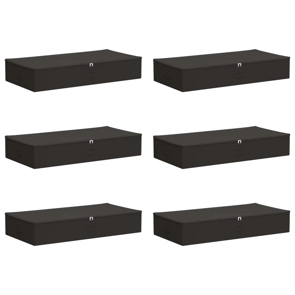 Scatola di Stoccaggio 6 pcs Antracite 90 x 48 x 15 cm