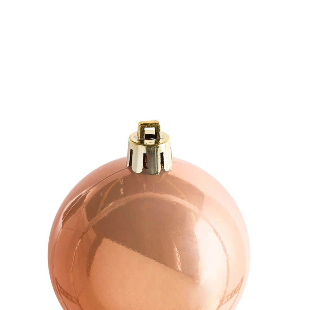 Set di 60 palline di Natale in rame Materiale sintetico Decorazioni da appendere Stile tradizionale Palline di Natale Albero di Natale