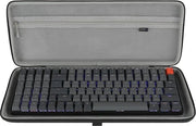 Casella per tastiera con scocca rigida e tasca per viaggio - tastiera gaming meccanica wireless portatile - 100 tasti - compatibile