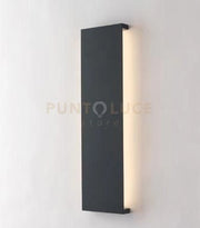 APPLIQUE BIEMISSIONE LED RIBBON ANTRACITE 12W 1600LM 4000K IP65 11,5X2,6X42CM