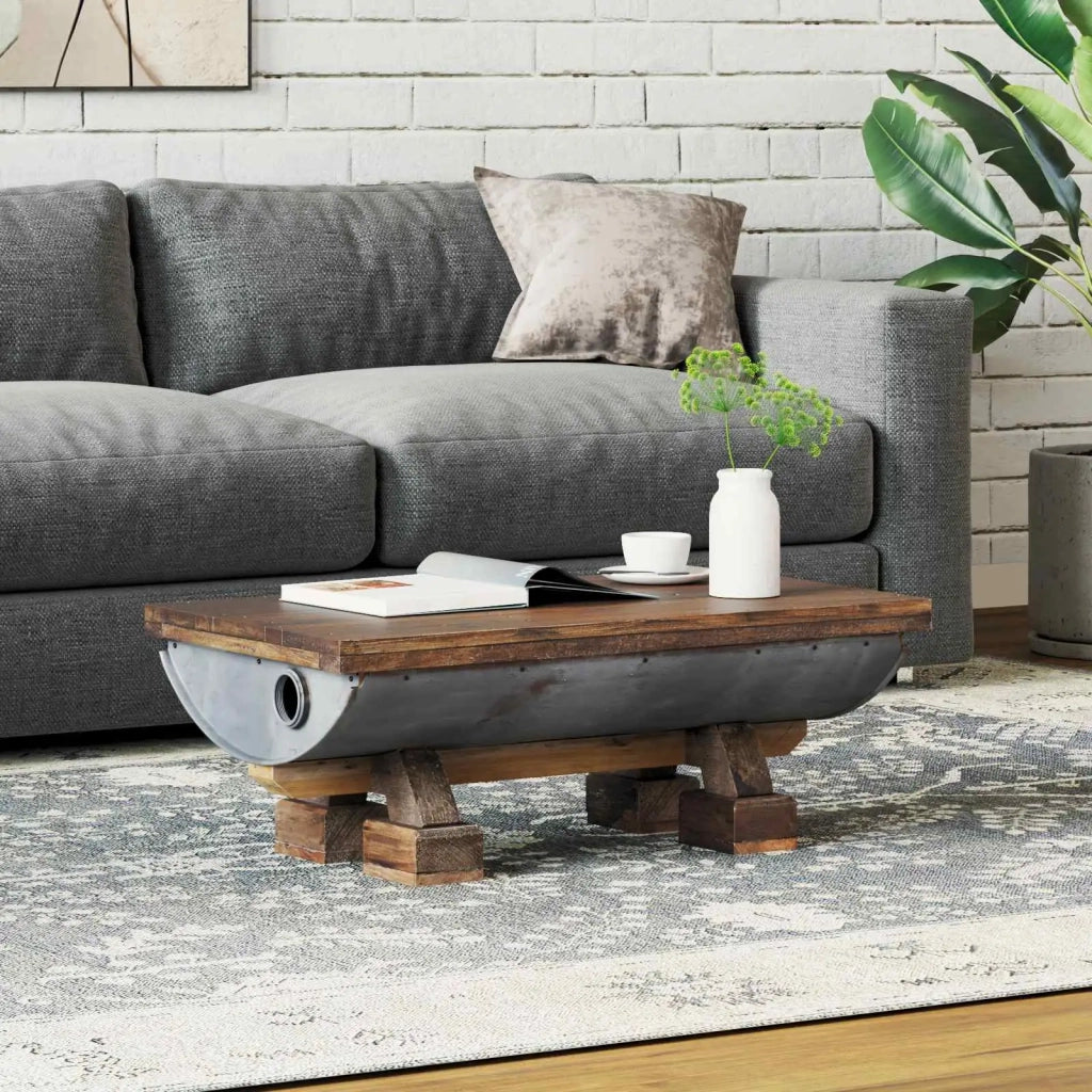 Tavolino da salotto Naturale 90 x 50 x 35 cm legno 42007499