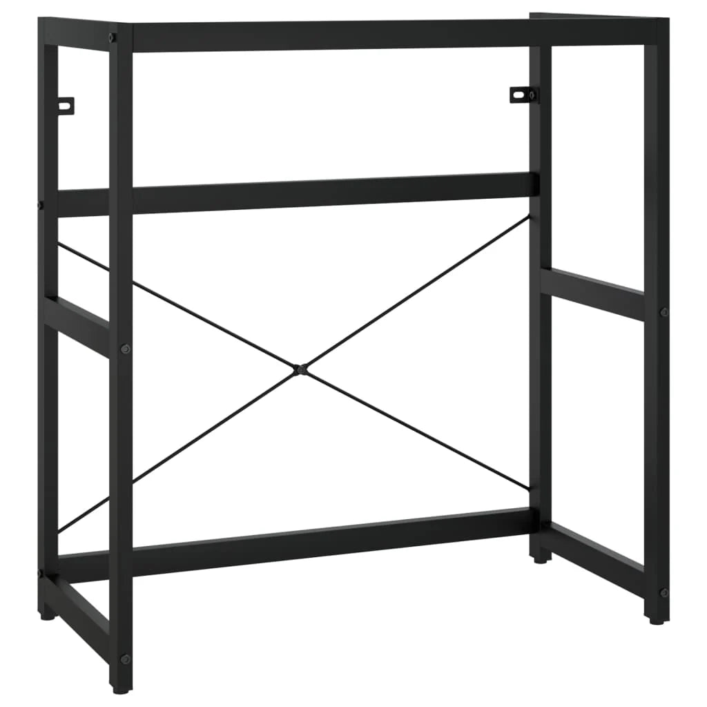 Telaio per lavabo da bagno 79 x 38 x 83 cm ferro nero 02_0006766
