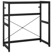 Telaio per lavabo da bagno 79 x 38 x 83 cm ferro nero 02_0006766
