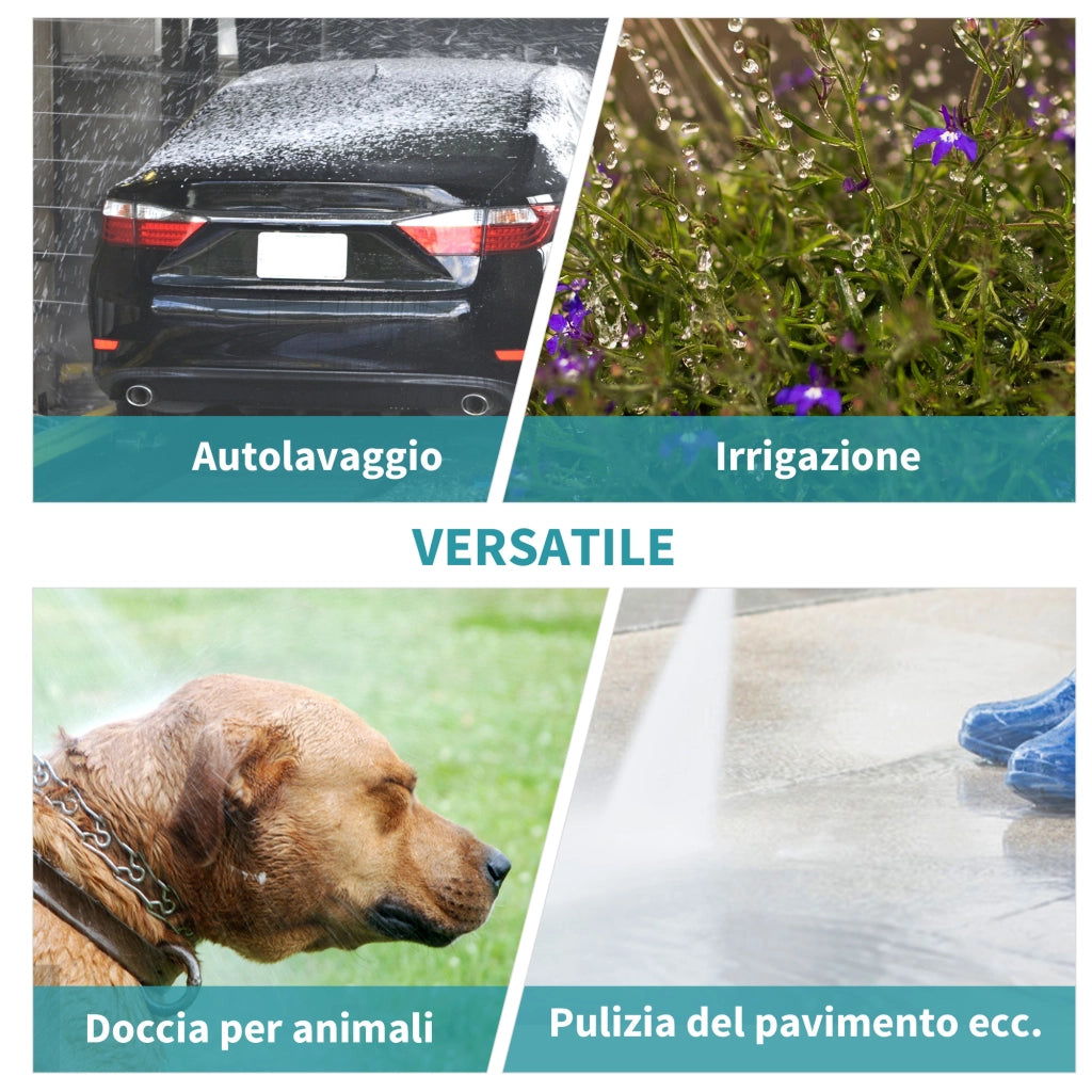 Avvolgitubo Automatico a Parete ¨C Zephmum ¨C Grigio, Acciaio