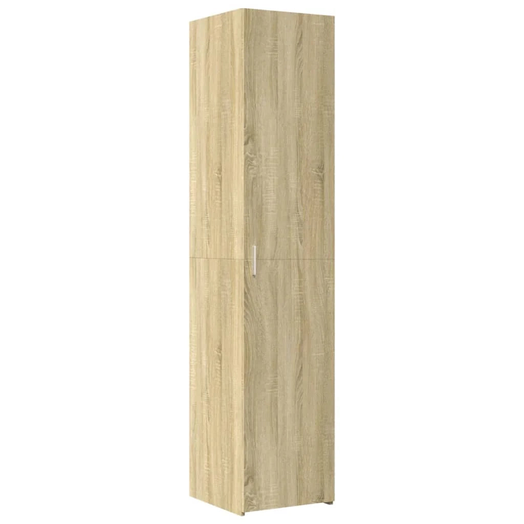 Buffet credenza cassettiera armadio mobile contenitore organizer cucina soggiorno salotto rovere Sonoma alto 40 x 42,5 x 185 cm legno ingegnerizzato marrone 02_0034061