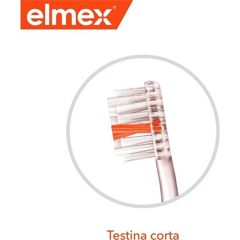 ELMEX SPAZZOLINO PROTEZIONE CARIE SETOLE MEDIE PULIZIA ACCURATA TESTINA CORTA PER LA PULIZIA 1 PZ