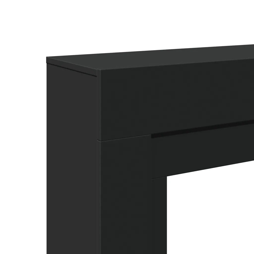 Cornice per Camino Nera 100x30x87,5 cm in Truciolato CFW8227401