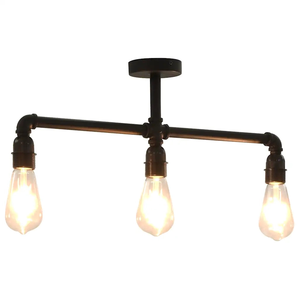 Lampadario Nero per 3 Lampadine E27 281628