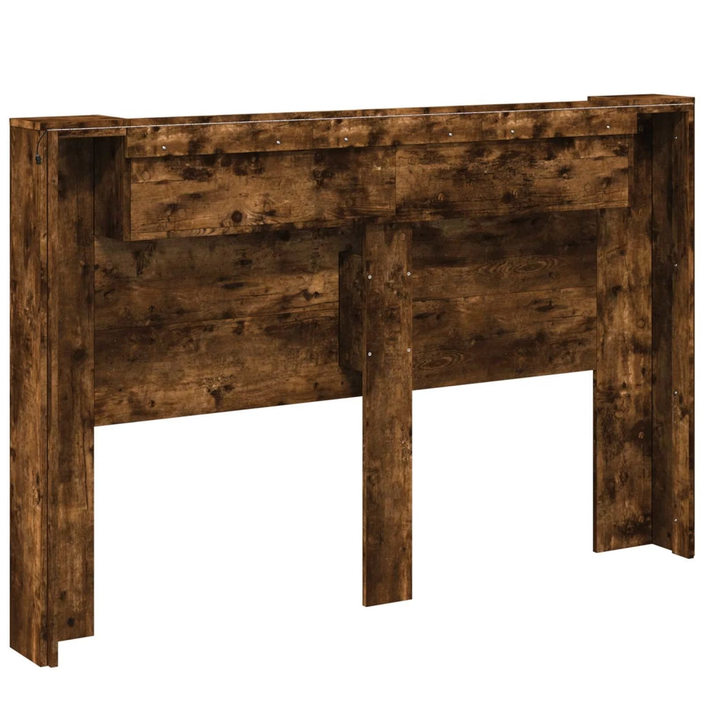 Testiera-Testata-Testiera Decorativa Rovere fum¨¦ 160 x 16,5 x 103,5 cm Legno multistrato