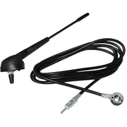 Trade Shop - Antenna Per Autoradio 19 Cm Per Tetto Auto Con Cavo Da 2.3 Mt Spina Din Plug -