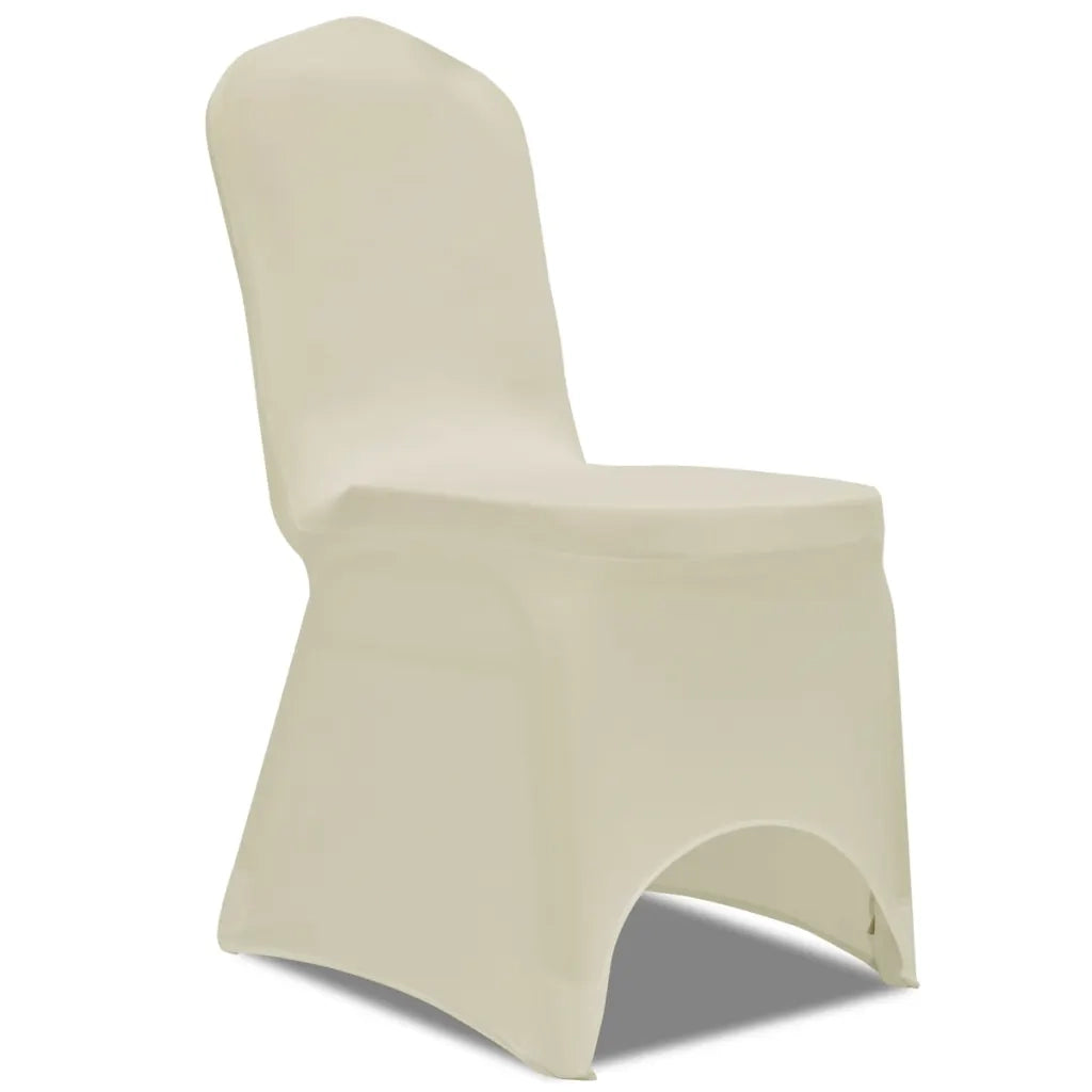 Coprisedie in Tessuto Elasticizzato Crema 18 pz CFW3075677
