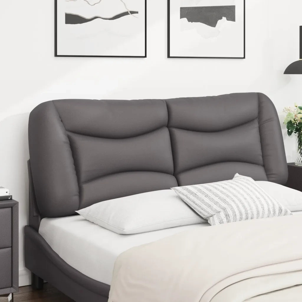 Cuscino Testiera Hvar Grigio 140 cm in Similpelle CFW1929353
