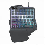 Trade Shop - Tastiera Gaming Con Filo Usb2.0 1.5 Mt Ek-rgb02 Retroilluminata Layout Italiano -