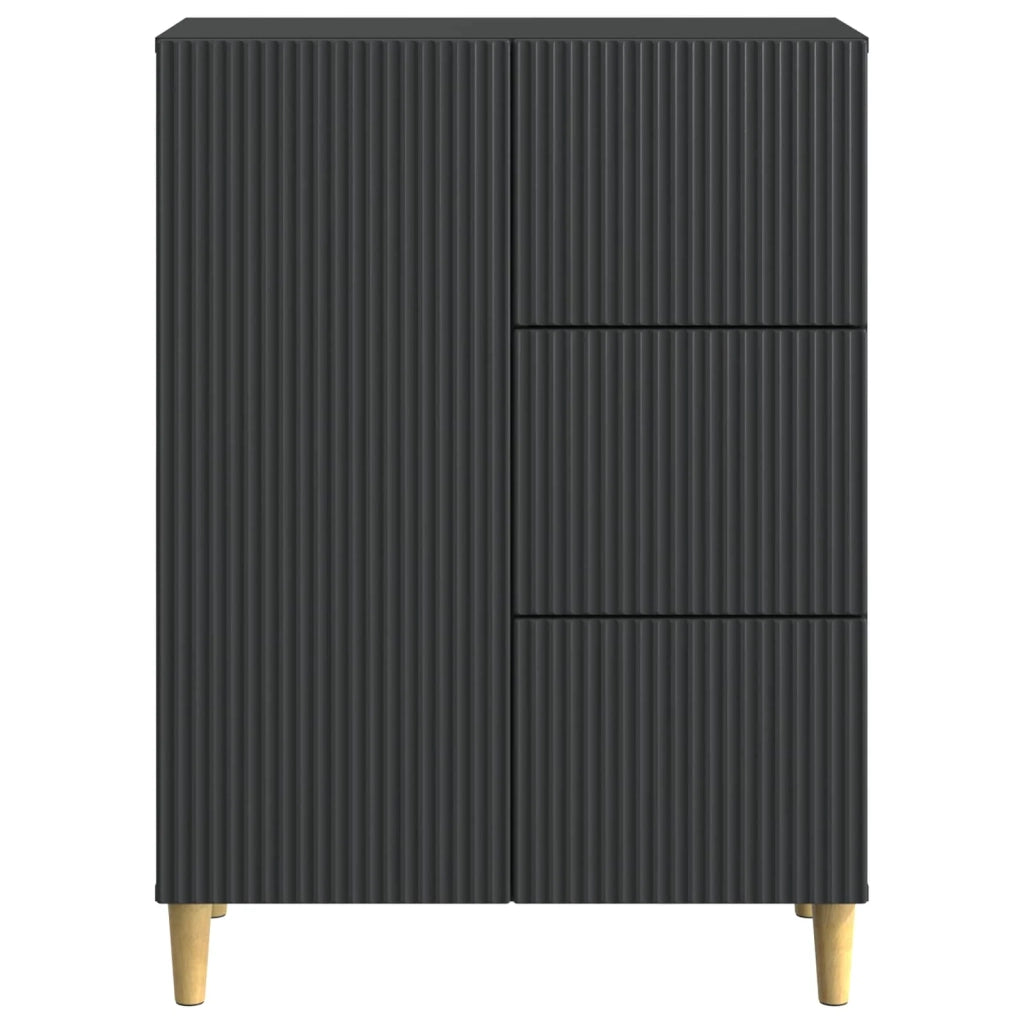 Credenza Nero 66 x 34,5 x 90 cm Legno ingegnerizzato 894626