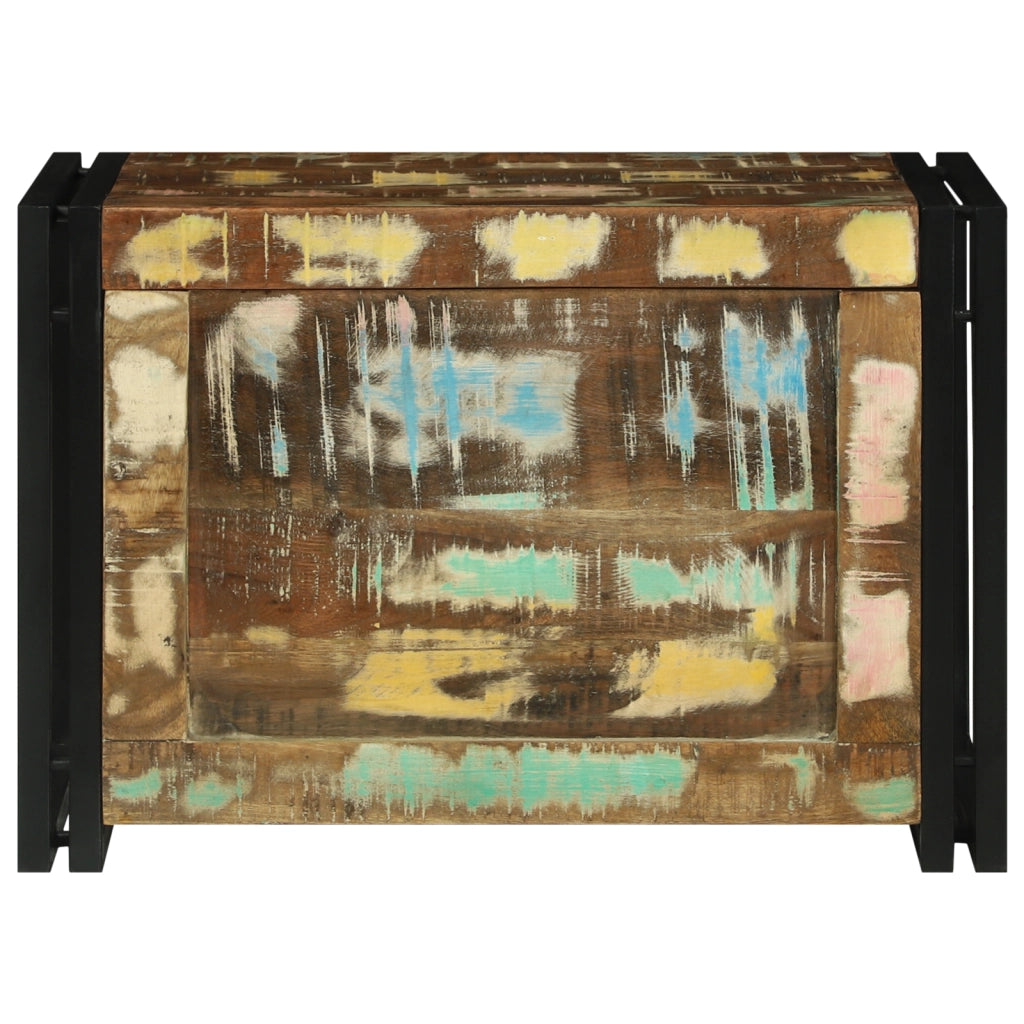 Scatola di Stoccaggio 60x40x41 cm in Legno Riciclato