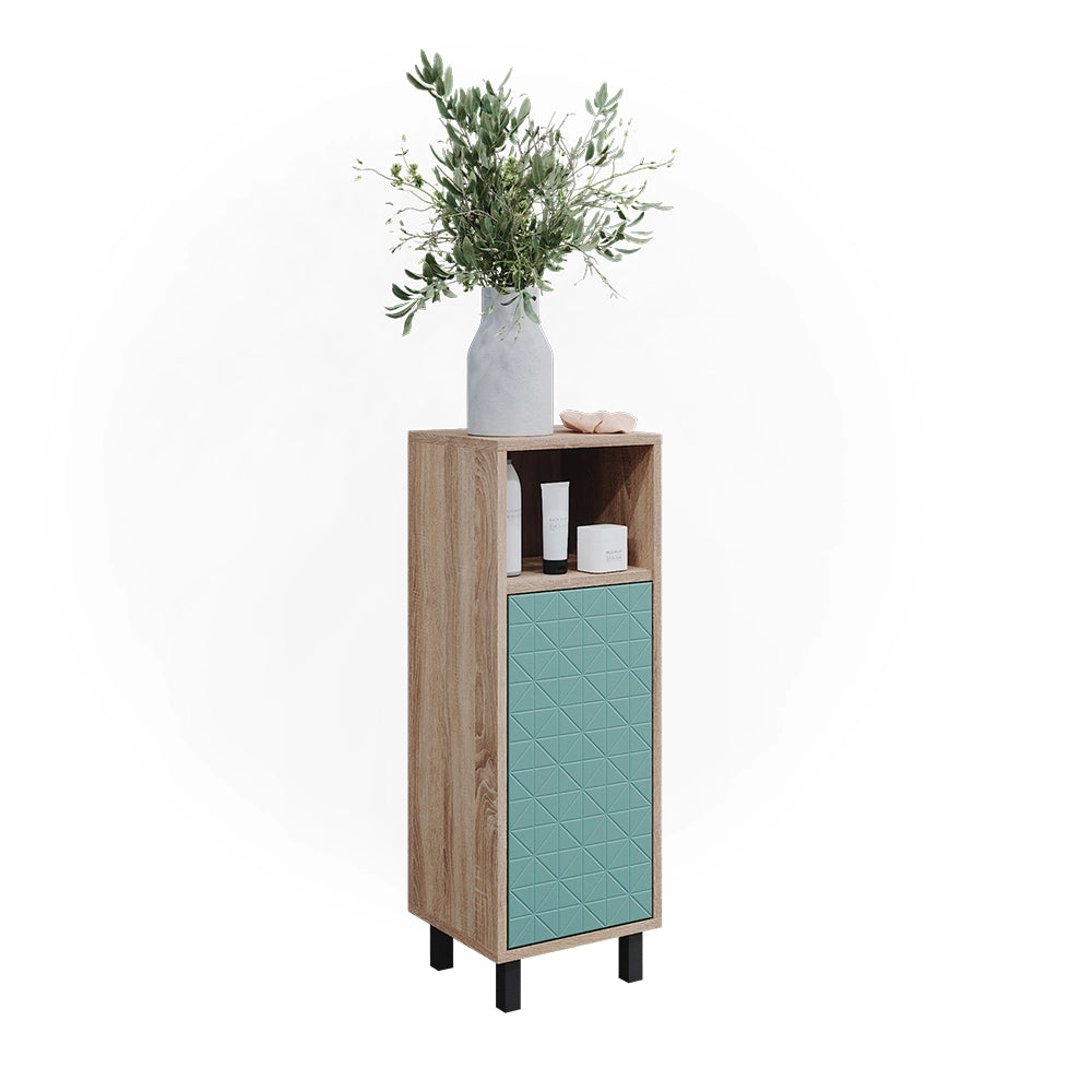 Mobiletto bagno Agasta Verde menta 30 x 87.2 cm Vicco