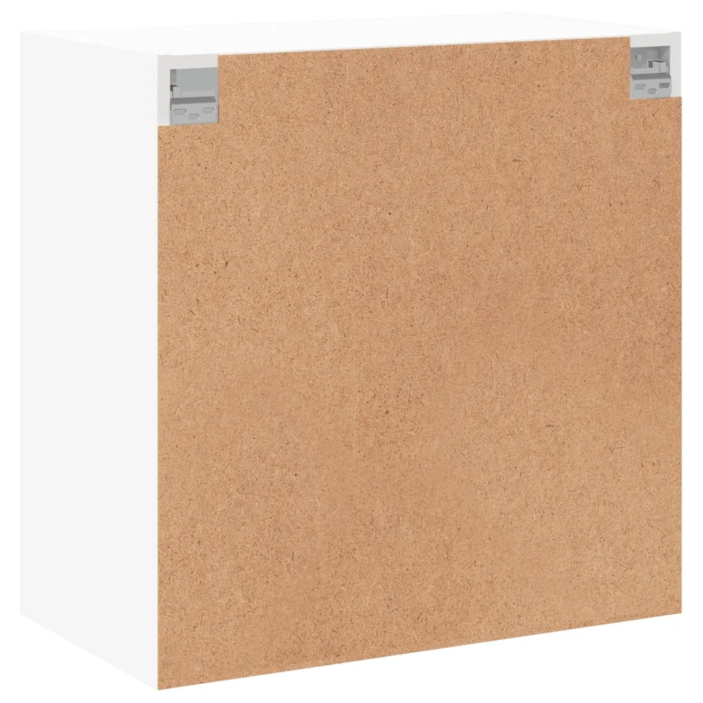 Mobile a Muro con Ante in Vetro Bianco 68x37x68,5 cm 836490