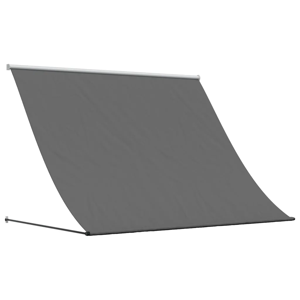 Tenda da Sole Retrattile-Tenda parasole per Patio Antracite 200x150 cm Tessuto e Acciaio