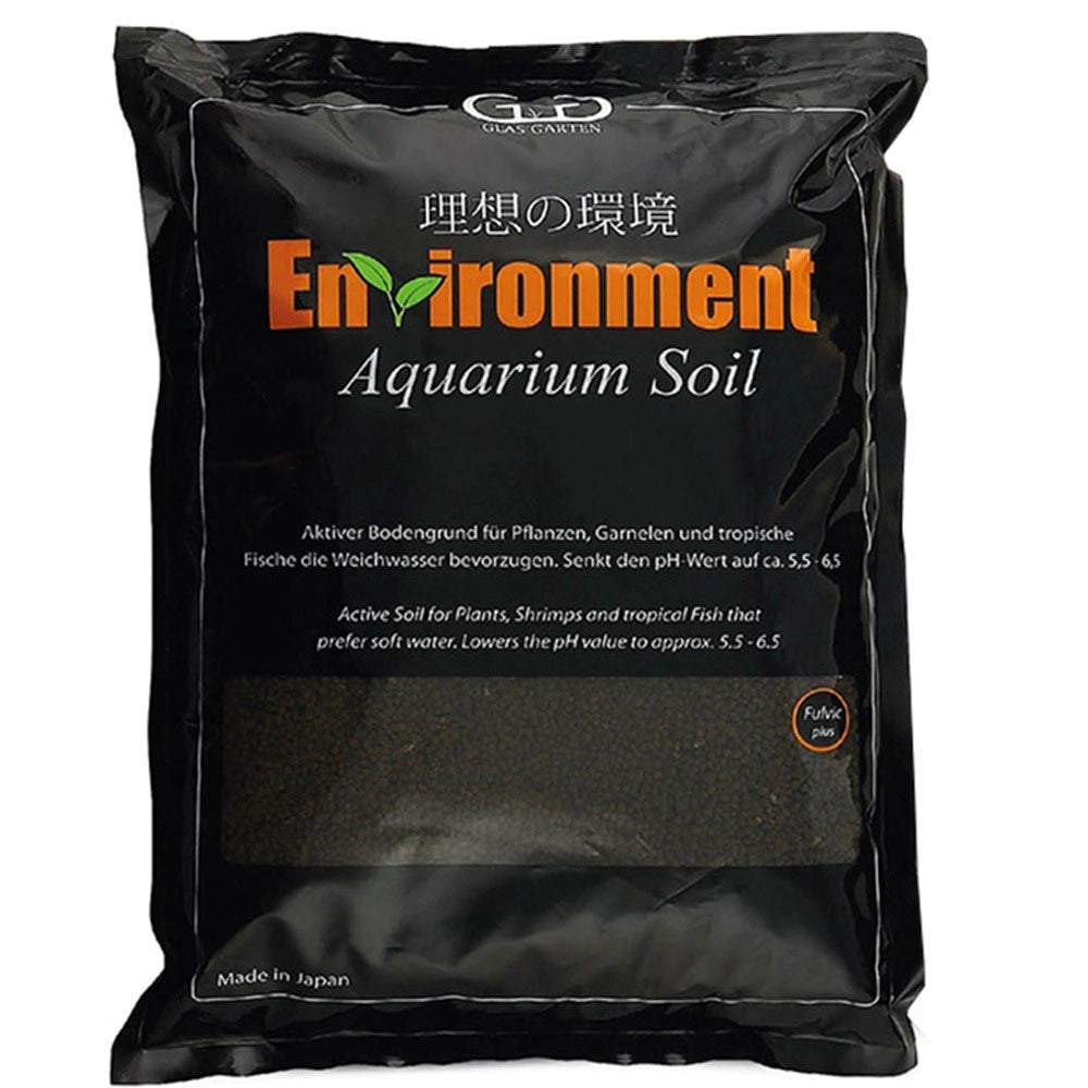 Environment Aquarium Soil - substrato ideale per piante, gamberetti e pesci tropicali Formato: 4 L