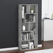 Libreria-Scaffale per Libri-Mobile di Stoccaggio Grigio Sonoma 67x24x161 cm in Legno Ingegnerizzato