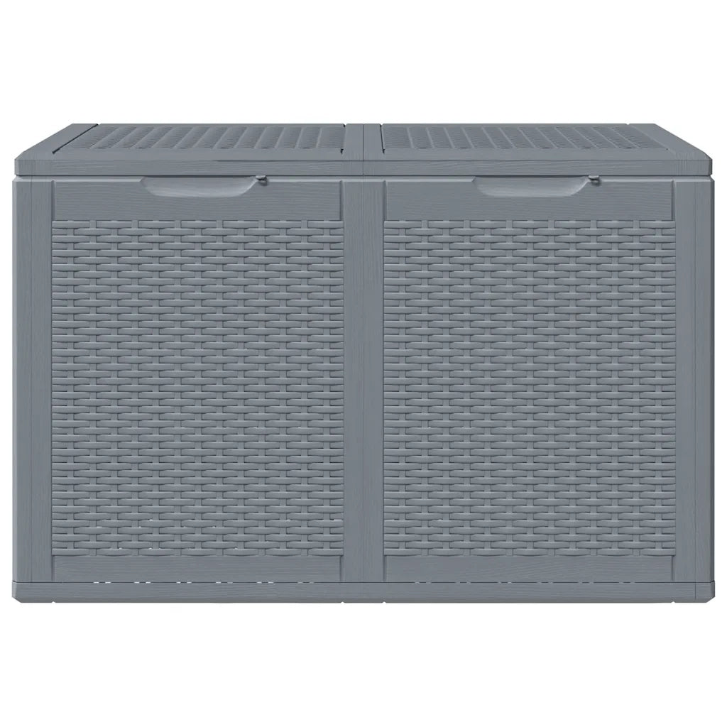 Contenitore da Giardino Grigio in Rattan PP 180 Lcod mxl 130672
