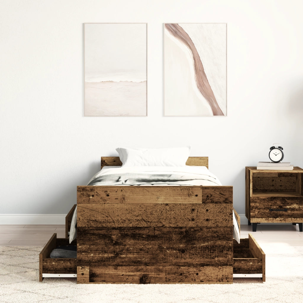 Letto  senza materasso Legno Vecchio 75x190 cm Legno ingegnerizzato