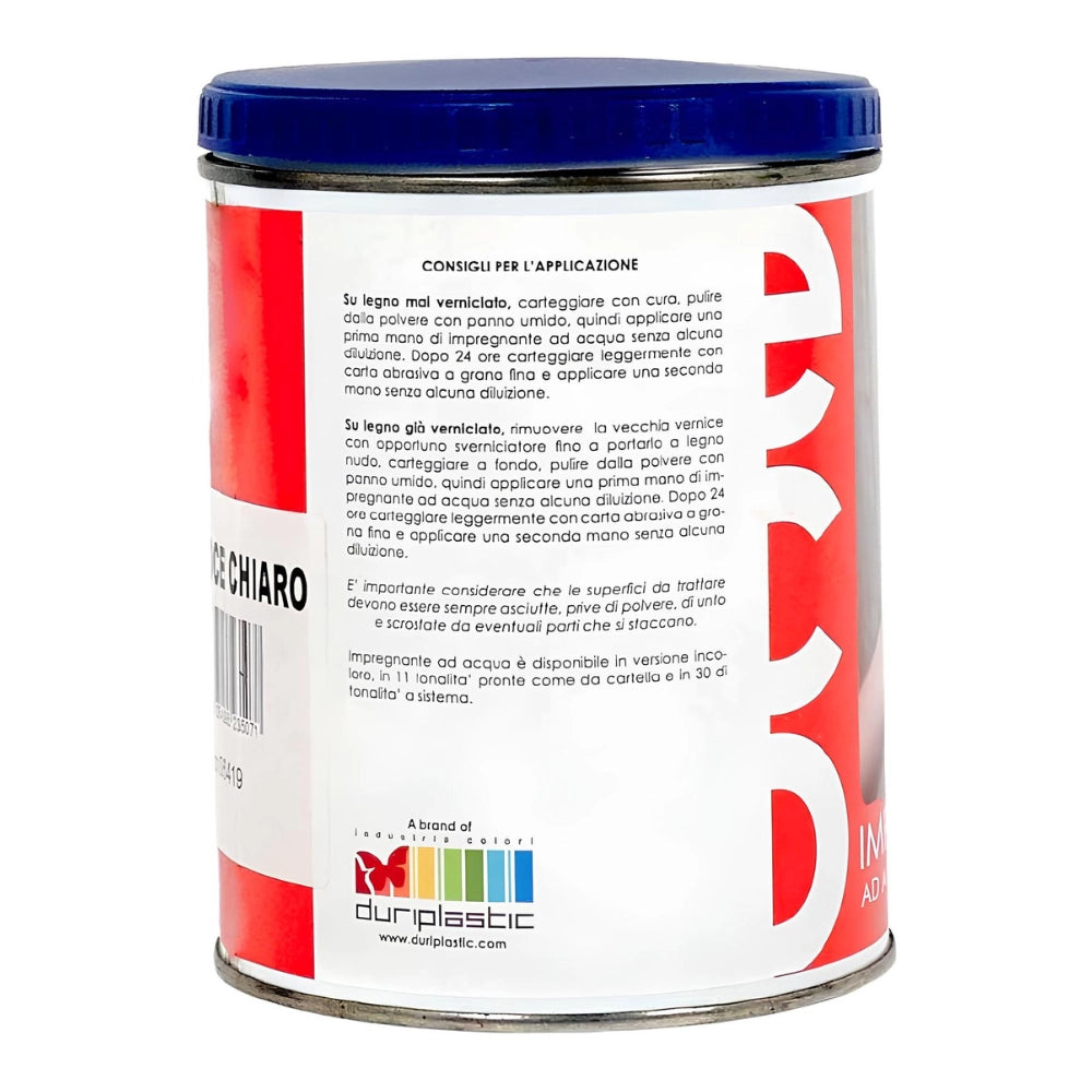 Impregnante soluzione acrilica fondo protettivo legno colore mogano ecolux *** formato 2.5 lt, confezione 1