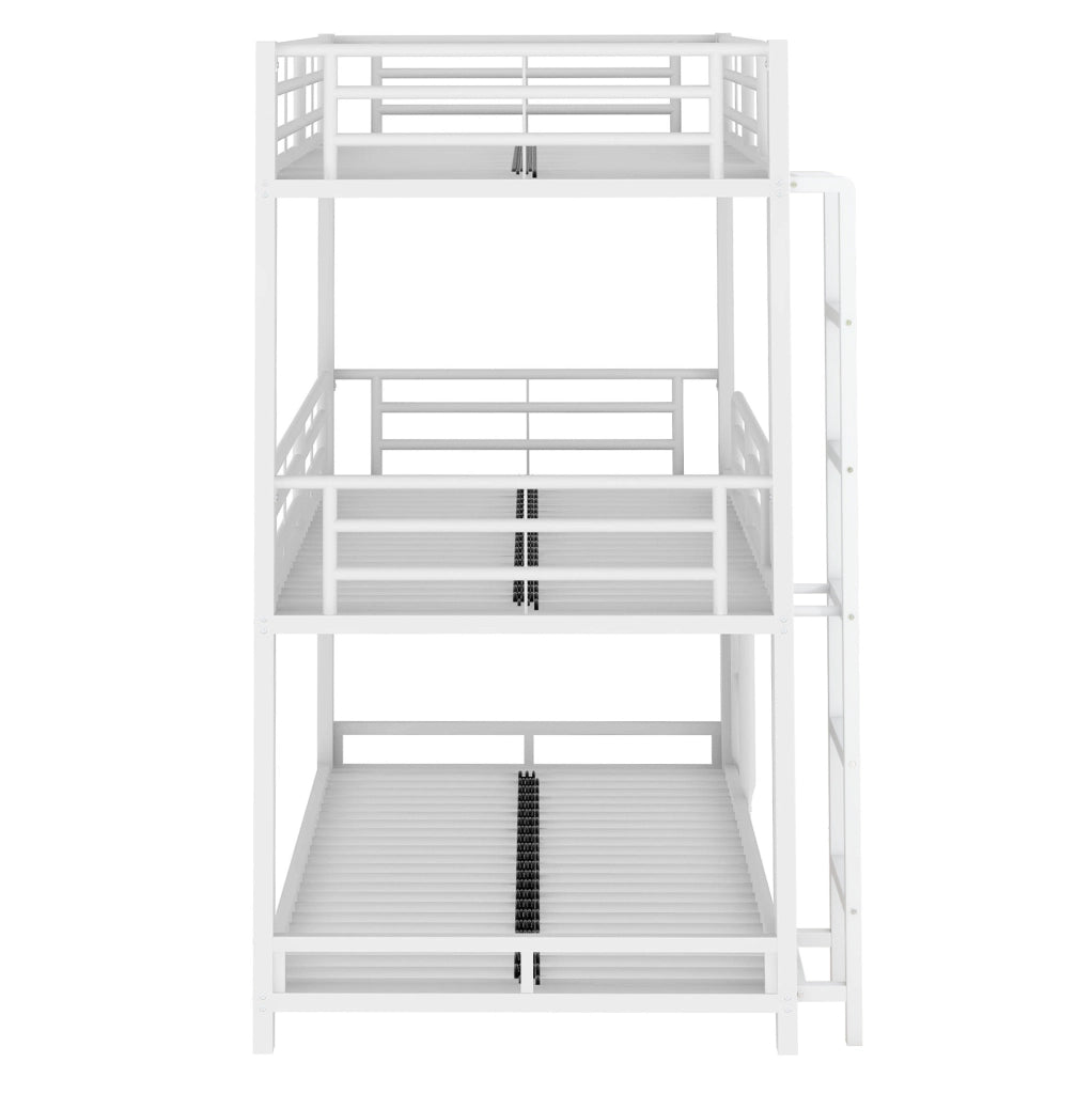 Letto a castello triplo in metallo 90x200 cm
