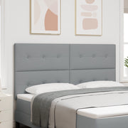 Luci da Testata LED Grigio 90 cm Tessuto