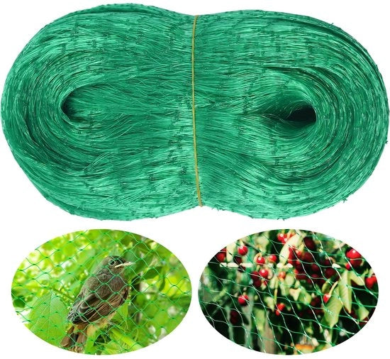 Rete da uccellagione 4x10 m - Protezione efficace - Rete per giardino - Protezione da uccelli - Rete a maglie fini e stabile