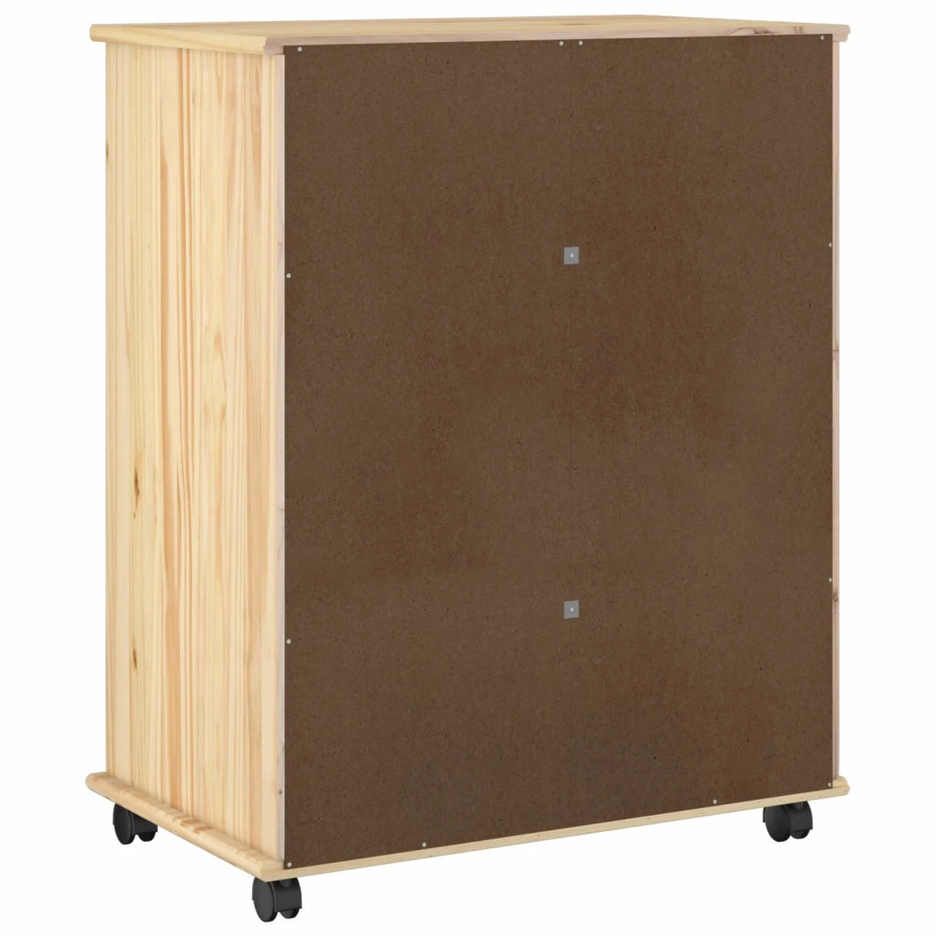 Mobile con Ruote con ruota Marrone 63,5 x 39 x 79 cm 42032393