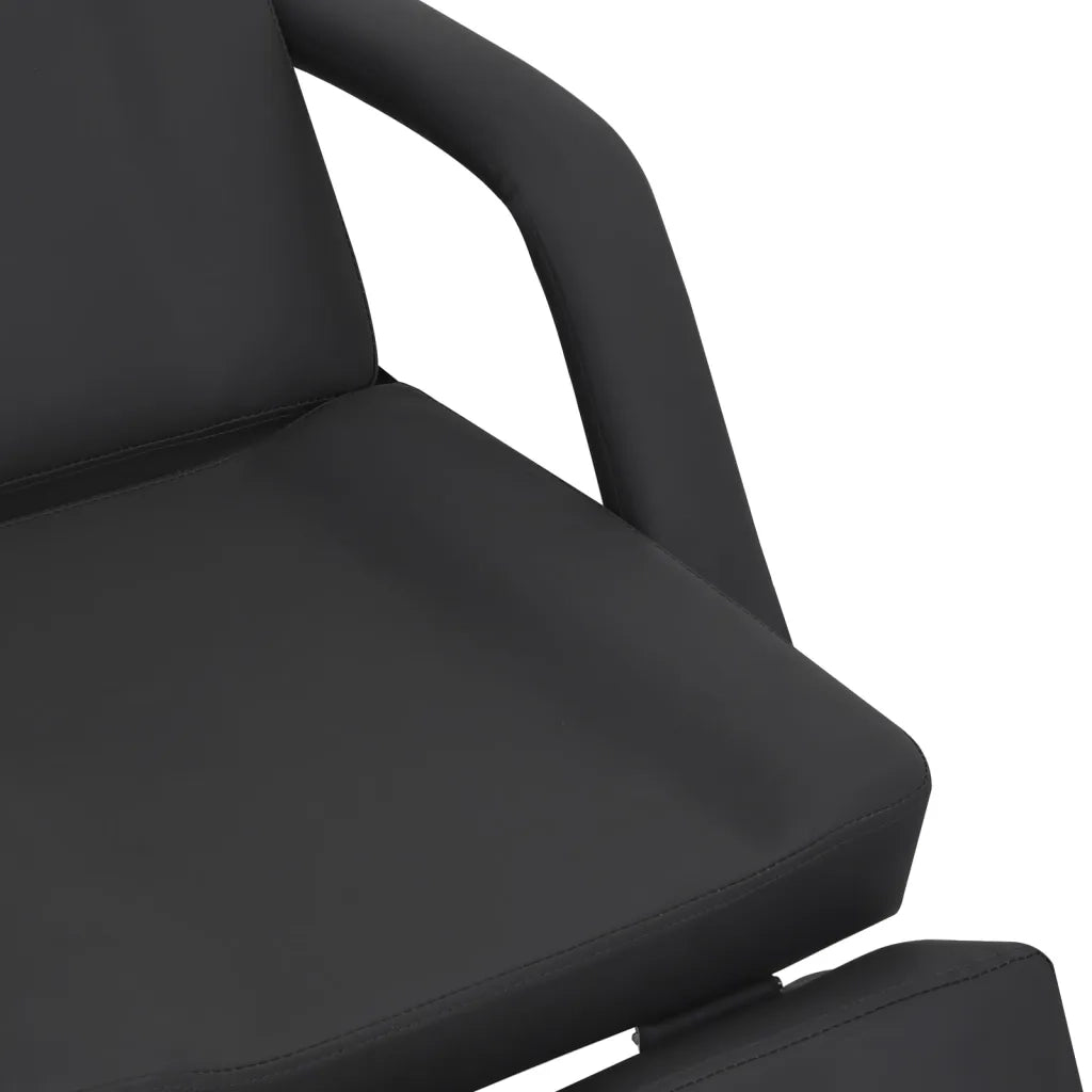 Poltrona da Estetista in Similpelle Nera 180x62x78 cm 110268