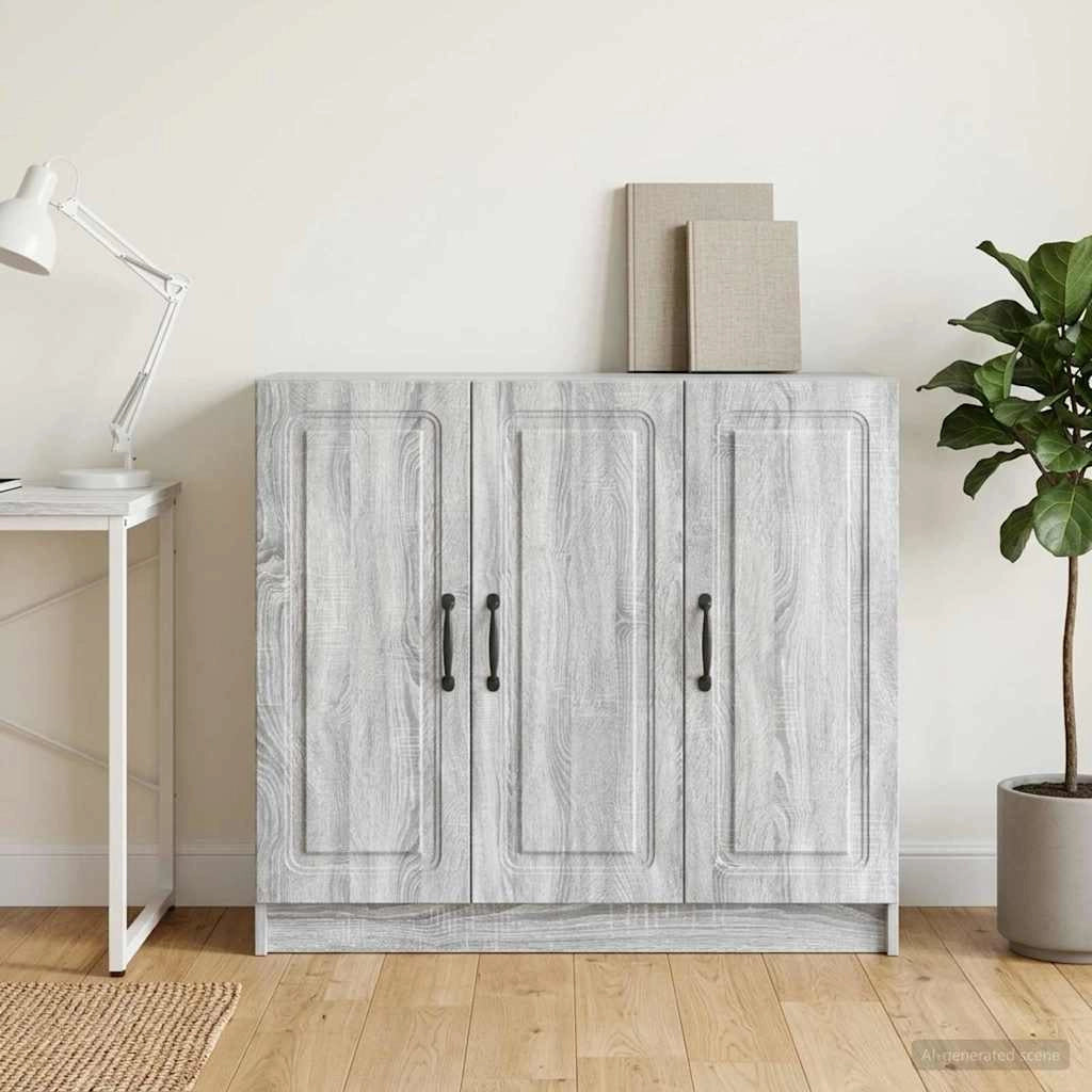 Credenza Grigio Sonoma 89 x 34,5 x 77 cm Legno ingegnerizzato 895801