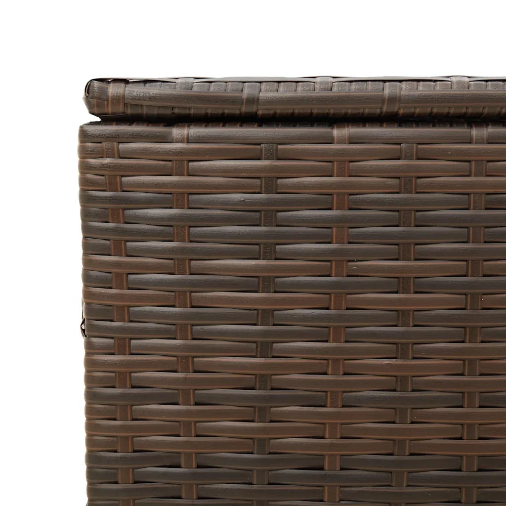 Contenitore da Giardino Marrone 291L in Polyrattan CFW4326194