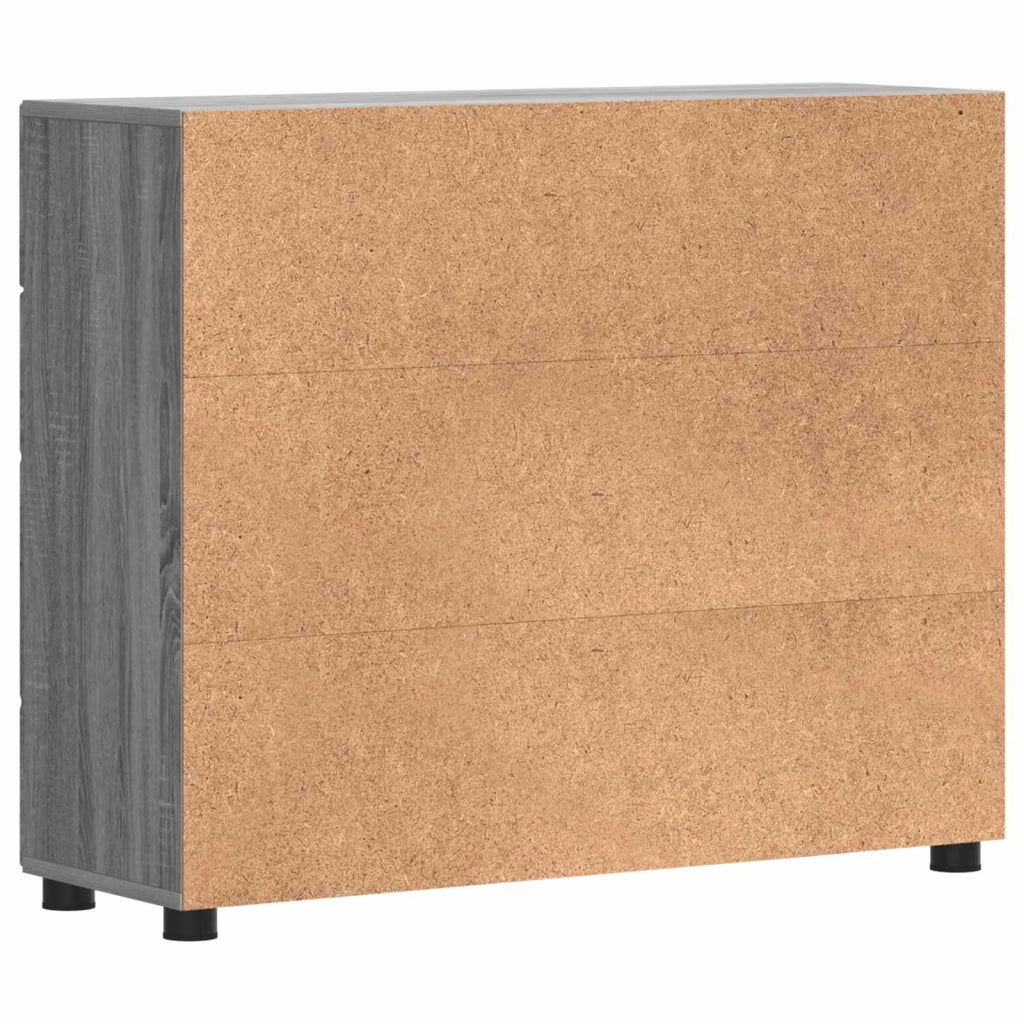 Armadio in Legno con cassetto Grigio Sonoma 88,5 x 30,5 x 73 cm CFW7559350