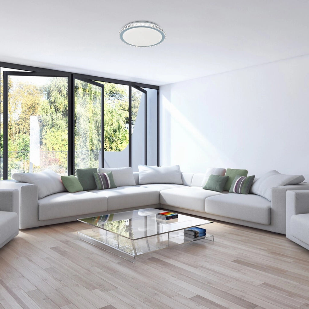 Plafoniera LED Rabalux Cressida 40,5cm 24W cromata tonda
