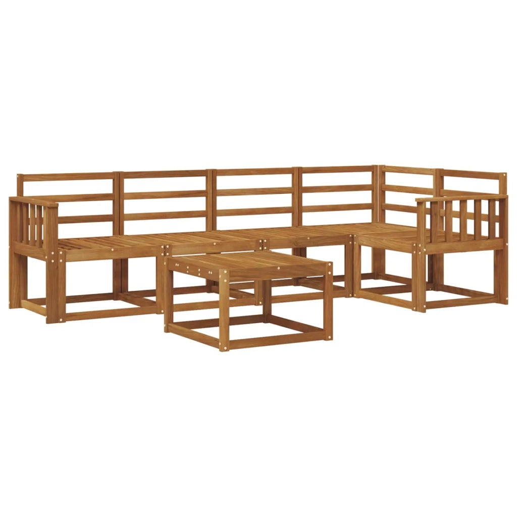 Set di divani da esterno 6 pcs Naturale