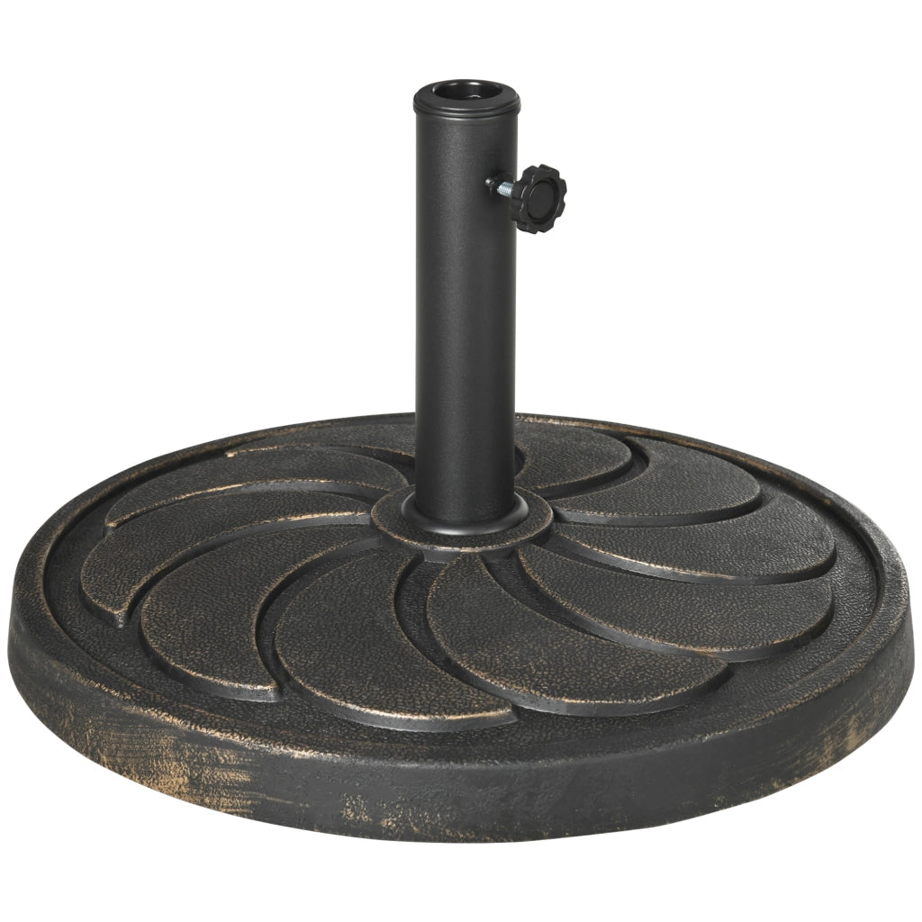 Base per Ombrellone ¨C zephmum ¨C Nero, Acciaio, ?53x33 cm