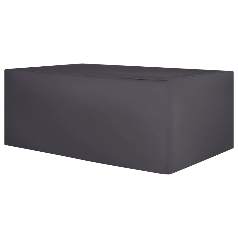 Copertura per mobili da giardino Tessuto rivestito in PVC nero 275 x 230 x 70 cm