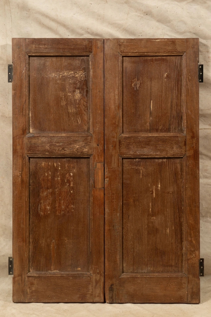 Biscottini Tapparella / scurino in legno massello di teak, articolo antico perfettamente restaurato