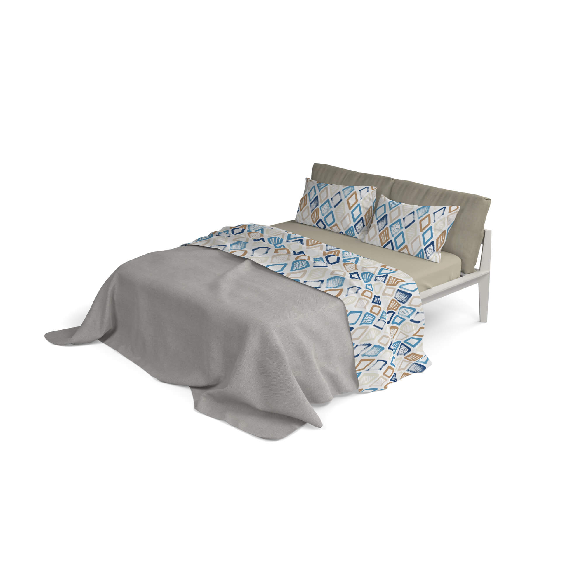 Set Lenzuola 1 Piazza e Mezzo con Stampa Sopra Sotto e Federe Jolly