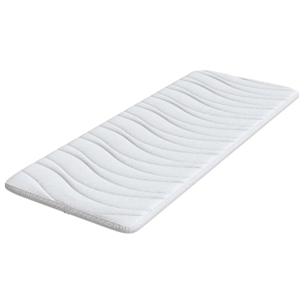 Topper per materasso Bianco 80 x 200 cm Tessuto a maglia 4106402