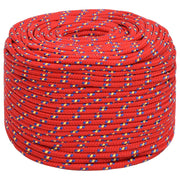 Corda per barca Rossa 8 mm 50 m in Polipropilene 152396