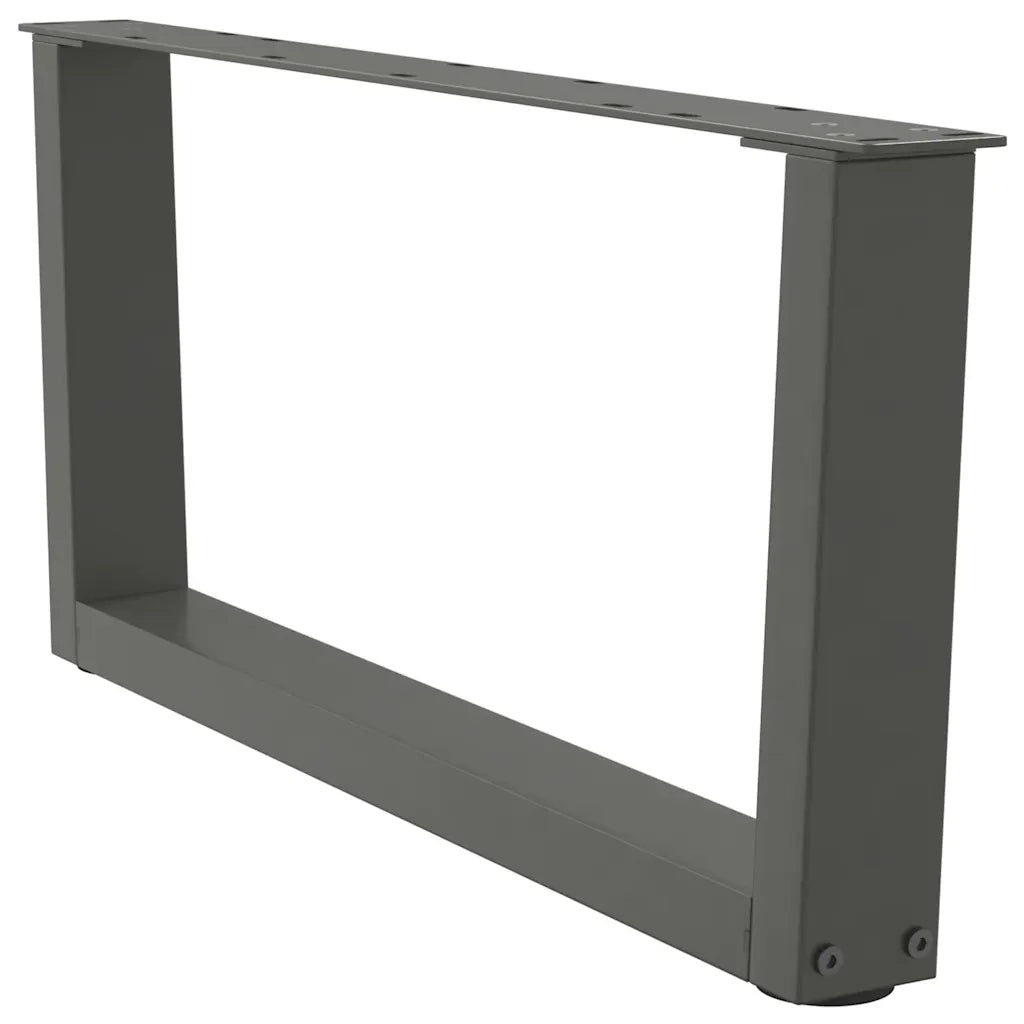 Gambe per Tavolino da CaffÃ¨ a Forma di V 2 pz Antracite 70x(30-31,3) cm Acciaio