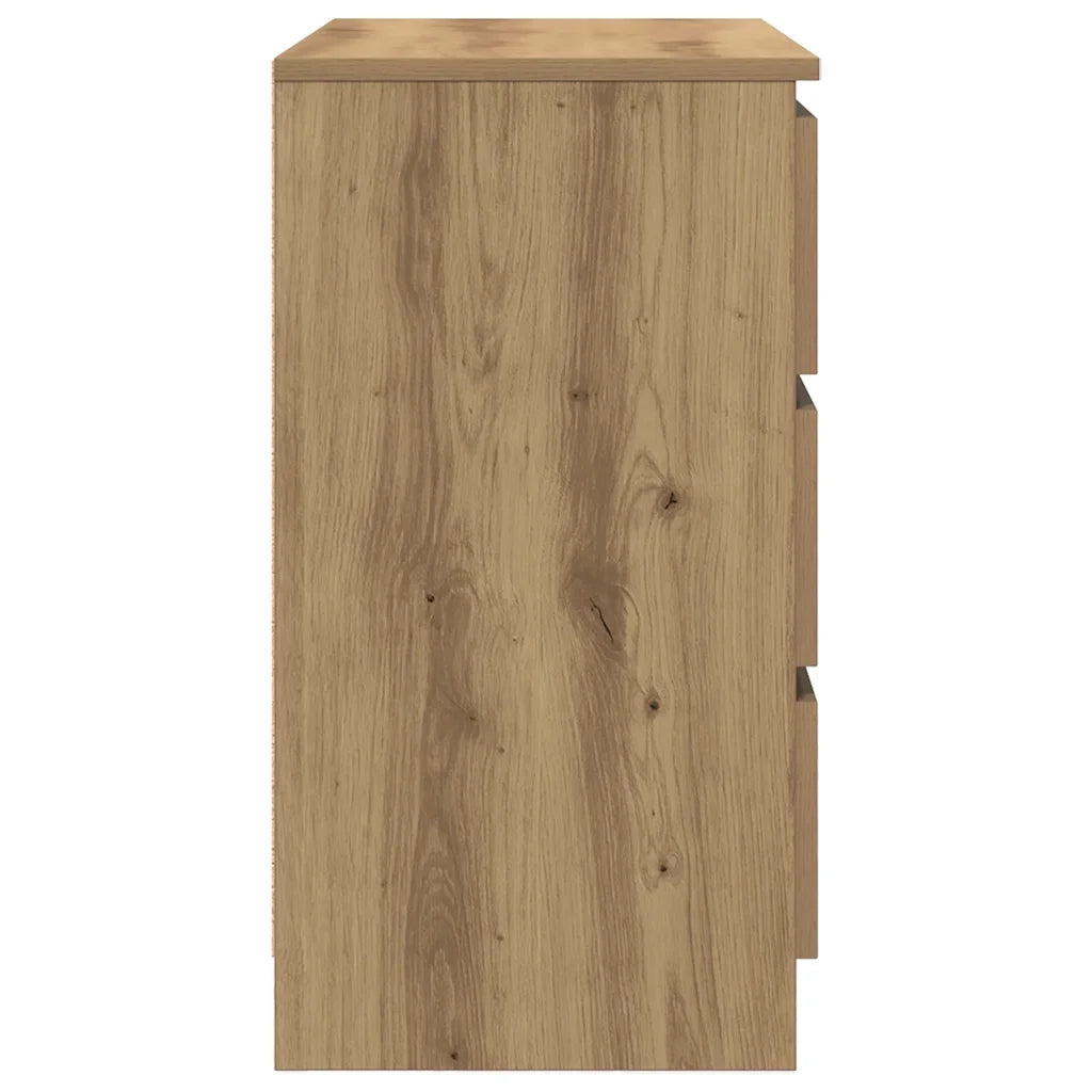 Credenza con Cassetto Rovere Artigianale 71x35x65 cm Truciolato