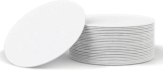 Etichette NFC rotonde - Carte di identificazione NFC 215 - Compatibili con TagMo - Amiibo - Telefoni cellulari NFC compatibili - 25mm - 1 pollice